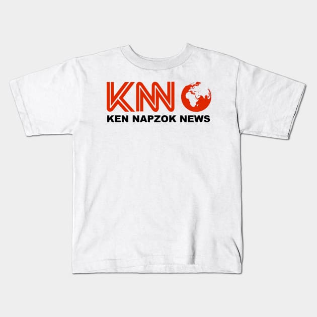 KNN - Ken Napzok News Kids T-Shirt by KyleHarlow